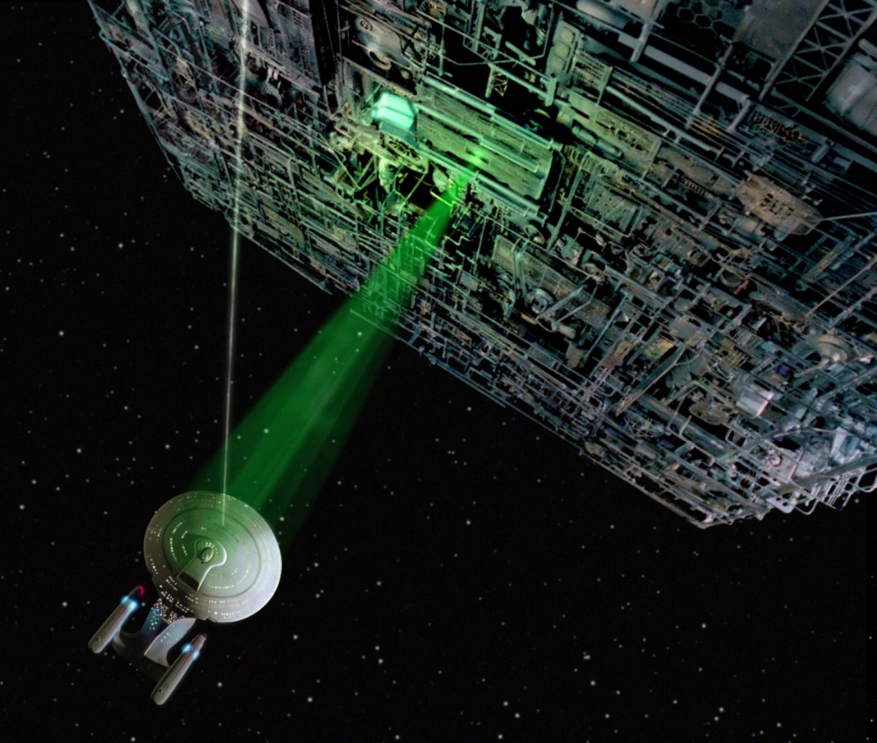 USS Enterprise-D assaulted by a Borg cube.jpg